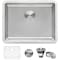 Ruvati 23" Undermount Kitchen Sink 16 Gauge SS Single Bowl RVM5908 - alternate 1